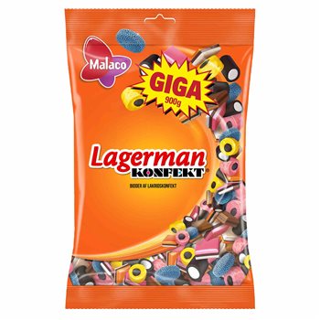 Malaco Lagerman Konfekt 900 g