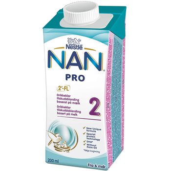 NAN 2 Drikkeklar 6x200 ml