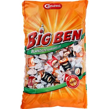 Big Ben Blandede karameller 400 g.