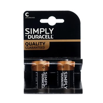 Duracell Simply C K2