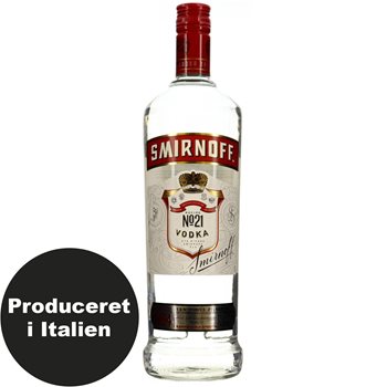 Smirnoff Vodka 37,5% 1 l.