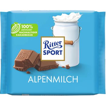 Ritter Sport Alpemælk 100 g