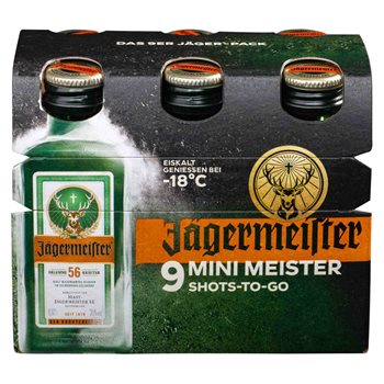 Jägermeister 35% 9x0,02 l.
