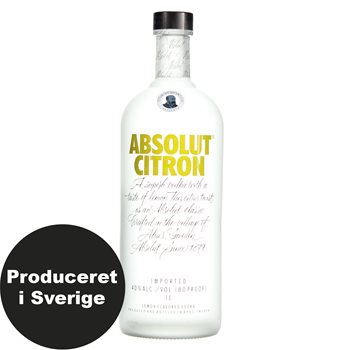 Absolut Vodka Citron 40% 1 l.