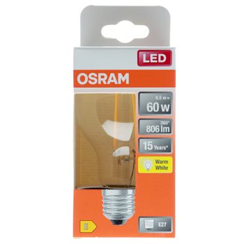 Osram LED Star std  FIL 60W non-dim  7W/827 E27