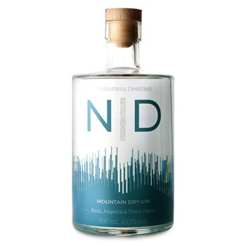 Norrbottens Destilleri - Mountain Dry Gin 43,5% 0,5 l.