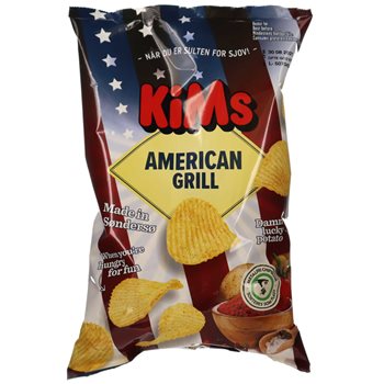 KiMs American Grill Chips 170 g.