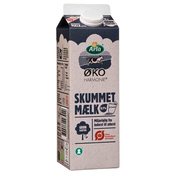 Harmonie Økologisk Skummetmælk 0,1% 1 l
