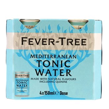 Fever-Tree Mediterranean Tonic Water 4x150 ml ds. + pant