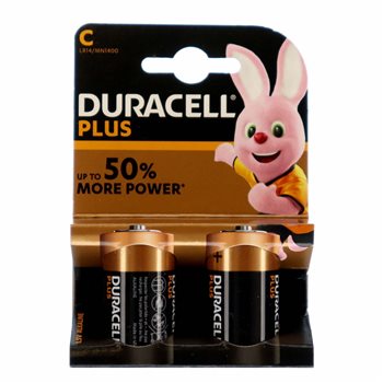 Duracell Plus Power C 2 stk.