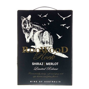 Roowood Rock Shiraz/Merlot limited Release 3 l. BIB