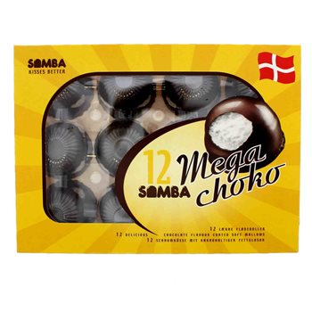 Samba Mega Choko Flødeboller 12 stk 540 g
