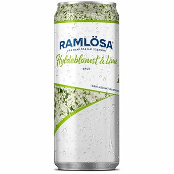 Ramlösa Hyldeblomst & Lime 24x0,33 l.