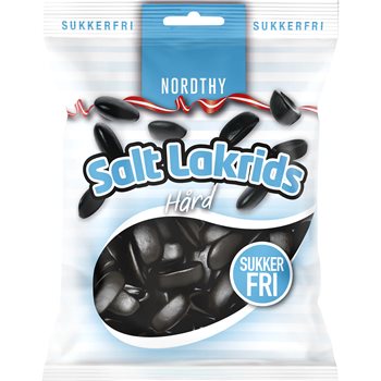 Nordthy Sukkerfri salt lakrids 65g