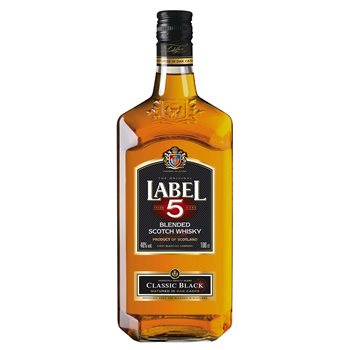 Label 5 whisky 40% 1 l.