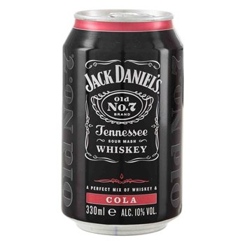 Jack Daniel's&Cola 10% 0,33 l. + pant