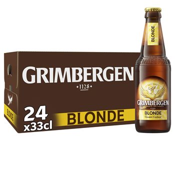 Grimbergen Blonde - Ale 6,7% specialøl, 24x33cl. flaske