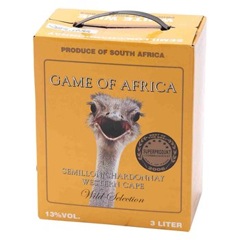 Game of Africa Hvid 3 l.
