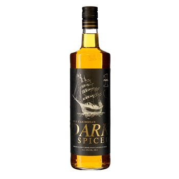 No.1 Old Caribbean Spiced Dark Rum 35% 1 l.