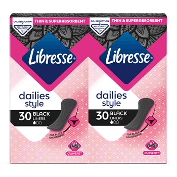 Libresse Trusseindlæg Black Liners 60 stk.