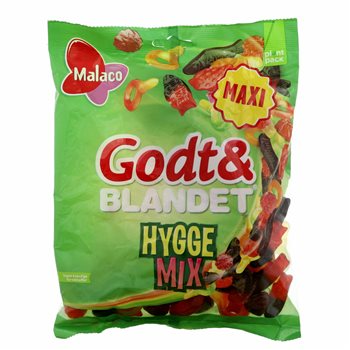 Malaco Godt & Blandet Hygge Mix 325 g.