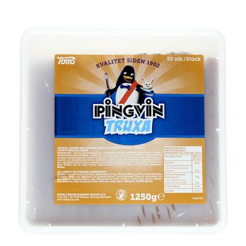 Toms Pingvin Truxa Karamelstang 50 stk 1250 g