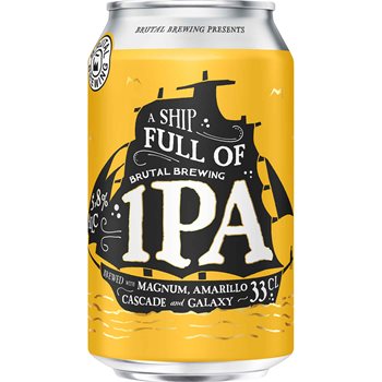 Brutal Brewing A Ship Full of IPA 5,8% 24x0,33l