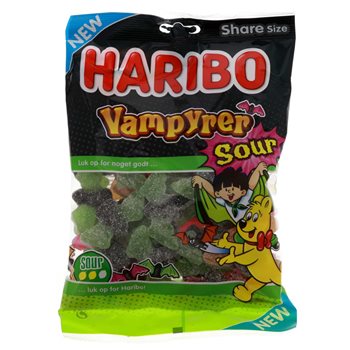 Haribo Vampyrer Sour 375g DK