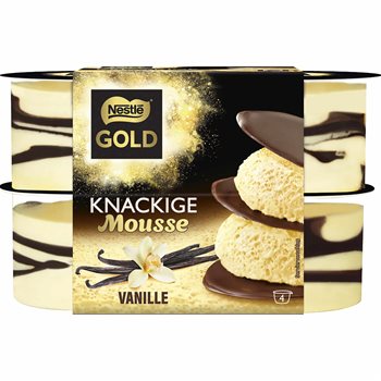 Nestle Gold Mousse Vanilje 4x57g