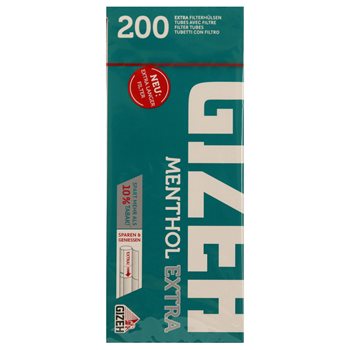 Gizeh Menthol Extra Hülsen 200 Stk.