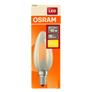 OSRAM LED STAR kerte  glas mat 40W non-dim  4W/827 E14