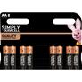 Duracell Simply AA 8 stk.