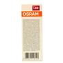 OSRAM LED STAR kerte  glas mat 40W non-dim  4W/827 E14