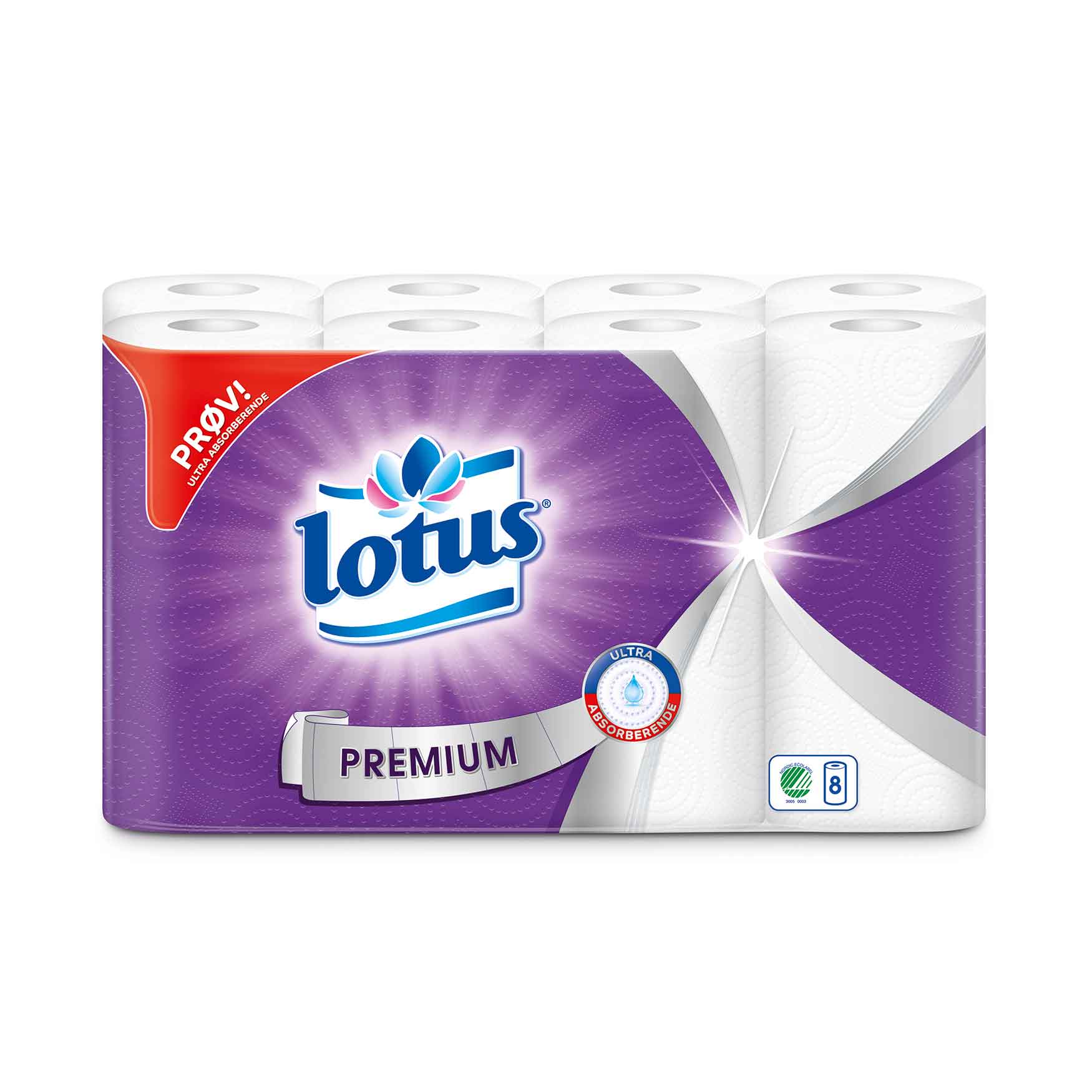 farvel stang Himmel Lotus Premium Køkkenrulle 8 ruller - Grænsehandel til billige priser